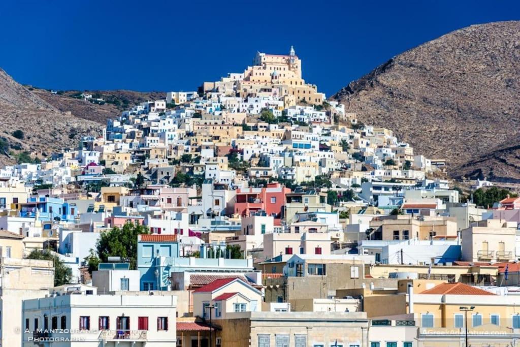 Ano Syros Marvellous Oven Apartment Ngoại thất bức ảnh